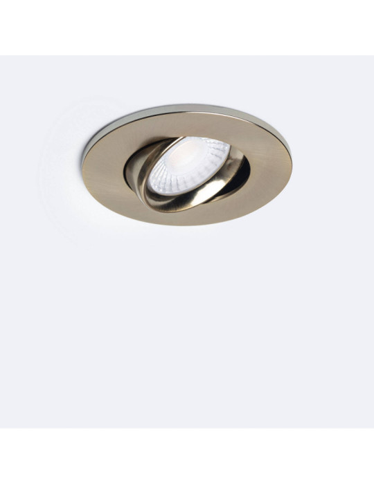 Spot Downlight Ignifuge LED 5-8W Rond Dimmable IP65 Coupe Ø 65 mm Design Ajustable