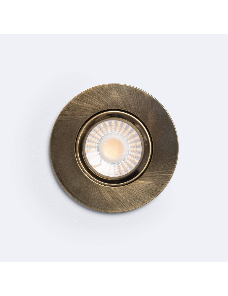 Spot Downlight Ignifuge LED 5-8W Rond Dimmable IP65 Coupe Ø 65 mm Design Ajustable