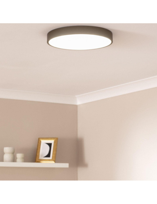 Plafonnier LED Rond Métal 30W CCT Sélectionnable Hidria Ø400 mm