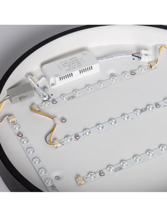 Plafonnier LED Rond Métal 30W CCT Sélectionnable Hidria Ø400 mm