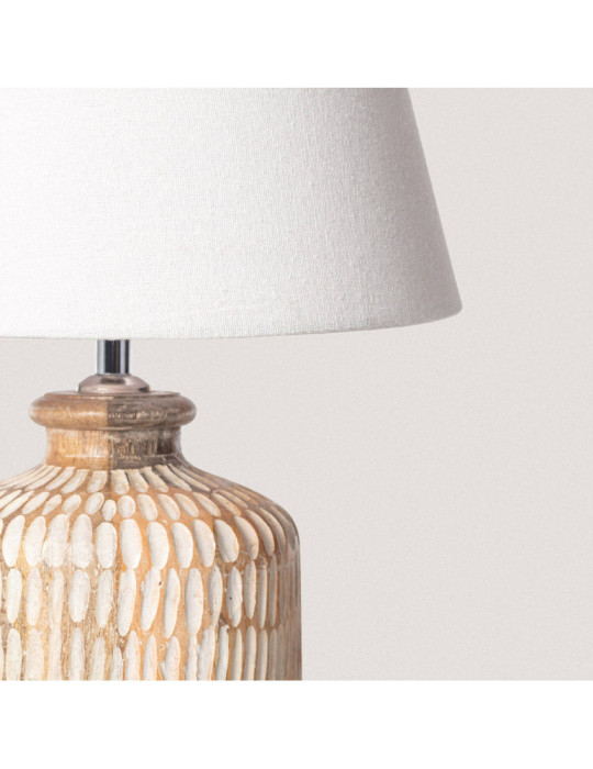Lampe à Poser en bois Govesan ILUZZIA