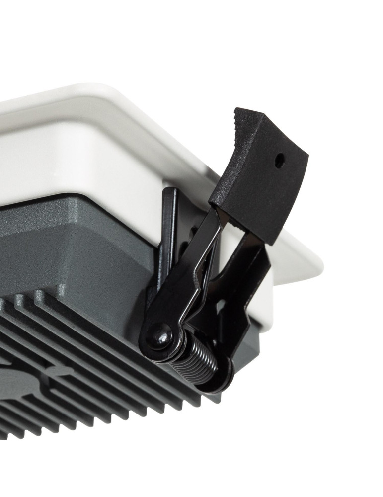 Downlight LED 10W Carré SAMSUNG Aero 130 lm/W Microprismatique LIFUD Coupe 85x85 mm