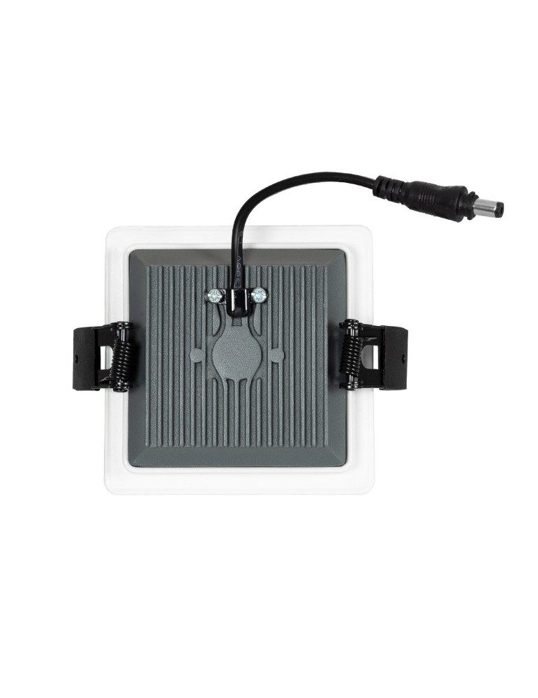 Downlight LED 10W Carré SAMSUNG Aero 130 lm/W Microprismatique LIFUD Coupe 85x85 mm