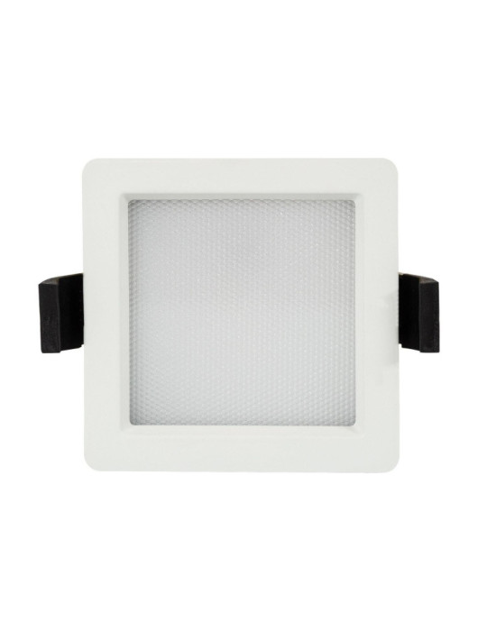 Downlight LED 10W Carré SAMSUNG Aero 130 lm/W Microprismatique LIFUD Coupe 85x85 mm