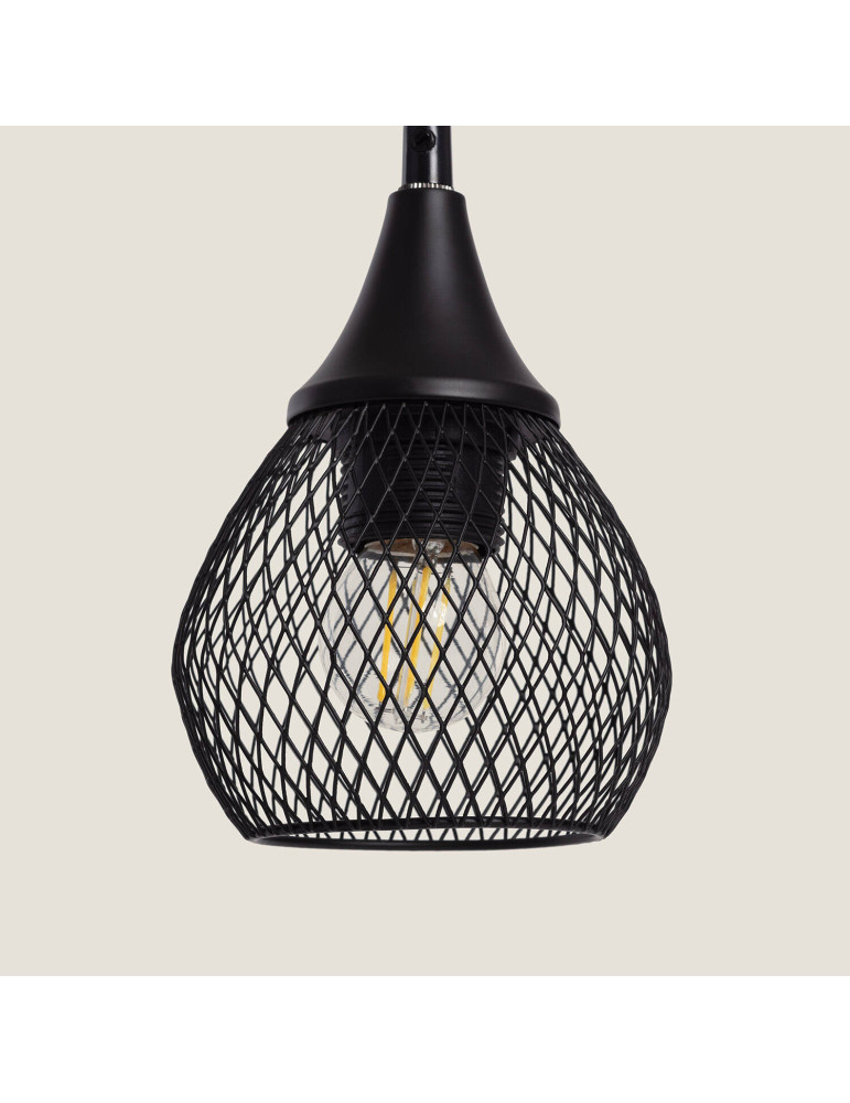 Lampe à Poser Métal et Bois Monah