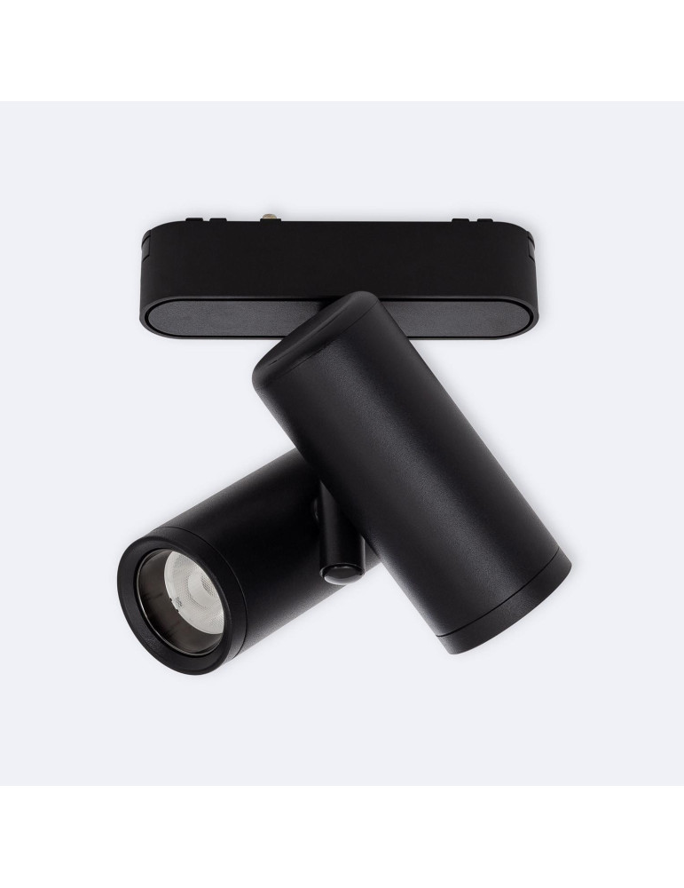 Spot LED sur Rail Magnétique 25mm Extra-Plat 16W Quartz 48V Noir