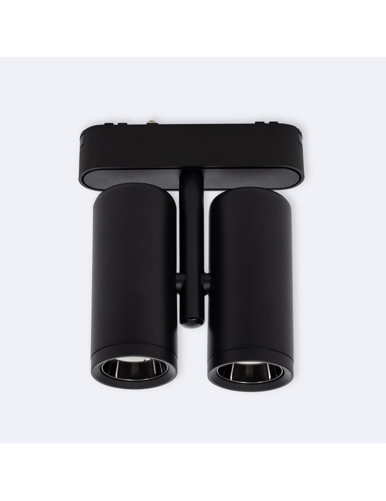 Spot LED sur Rail Magnétique 25mm Extra-Plat 16W Quartz 48V Noir