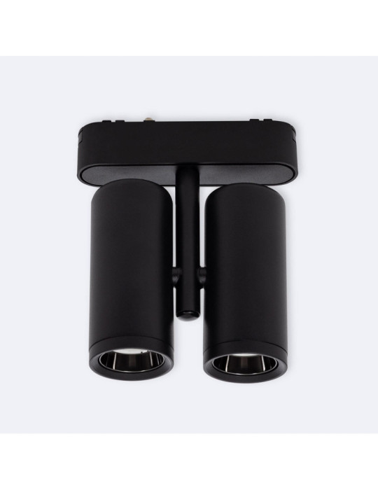 Spot LED sur Rail Magnétique 25mm Extra-Plat 16W Quartz 48V Noir