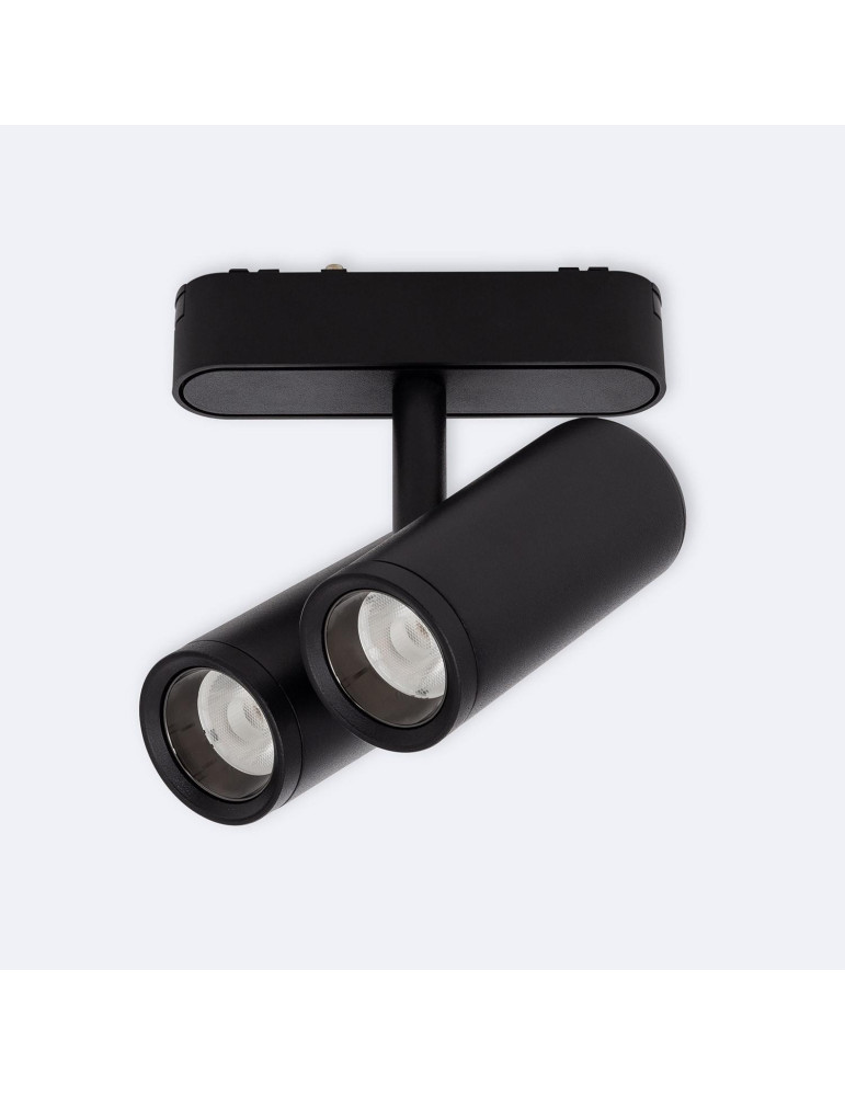 Spot LED sur Rail Magnétique 25mm Extra-Plat 16W Quartz 48V Noir
