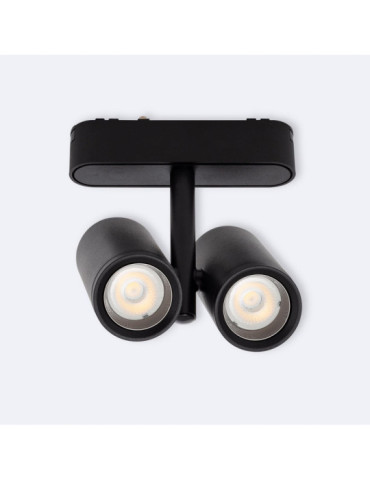 Spot LED sur Rail Magnétique 25mm Extra-Plat 16W Quartz 48V Noir