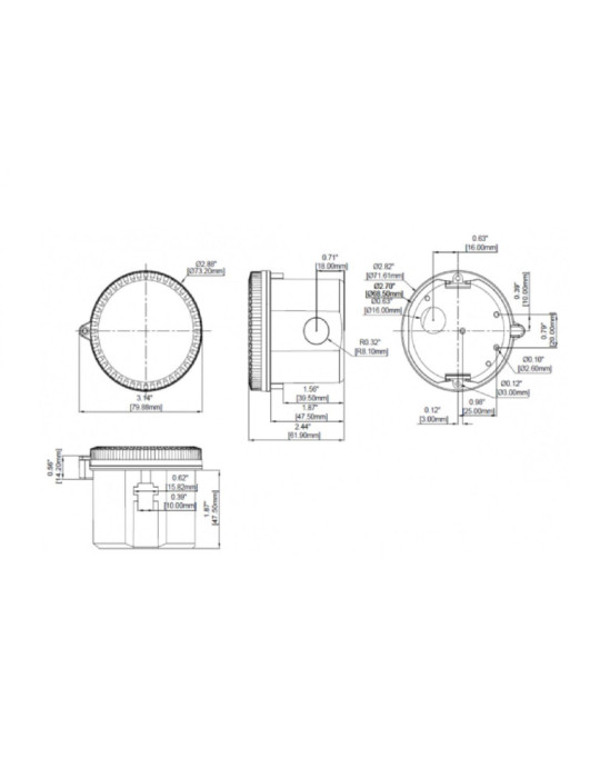 Détecteur de Mouvement Micro-ondes 1-10V IP65 MERRYTEK MC054V RC 2 C