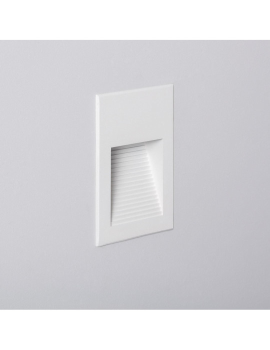 Balise LED Extérieure 5W Encastrable au Mur Goethe Blanche