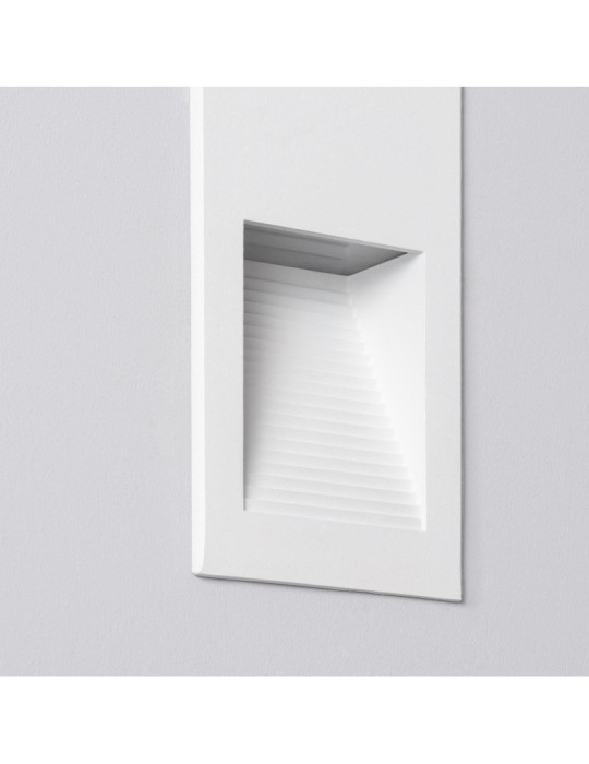 Balise LED Extérieure 5W Encastrable au Mur Goethe Blanche