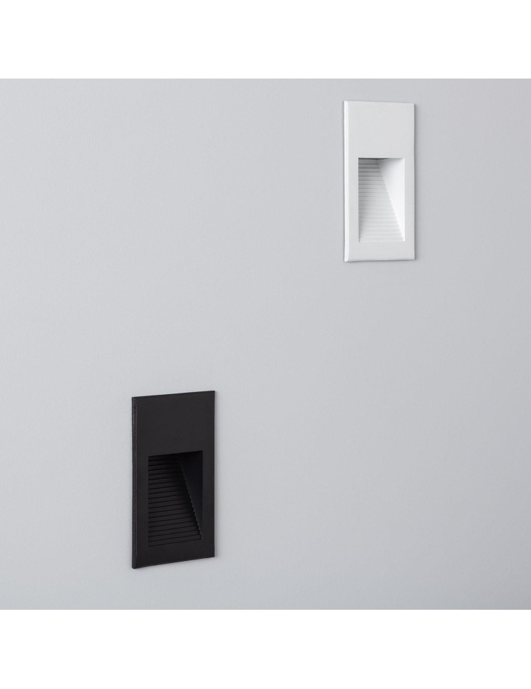 Balise LED Extérieure 5W Encastrable au Mur Goethe Blanche