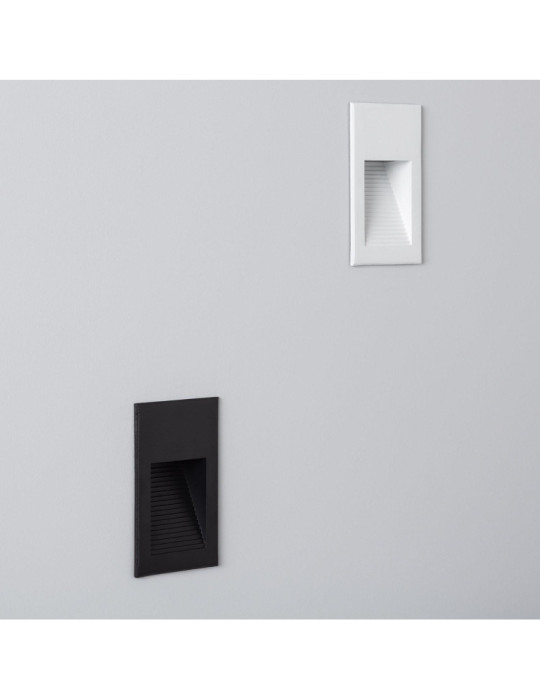 Balise LED Extérieure 5W Encastrable au Mur Goethe Blanche
