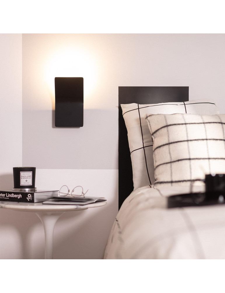 Applique Murale LED Aluminium Lerna 6W Noire