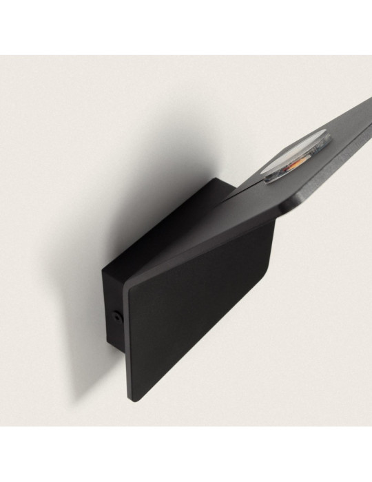 Applique Murale LED Aluminium Lerna 6W Noire