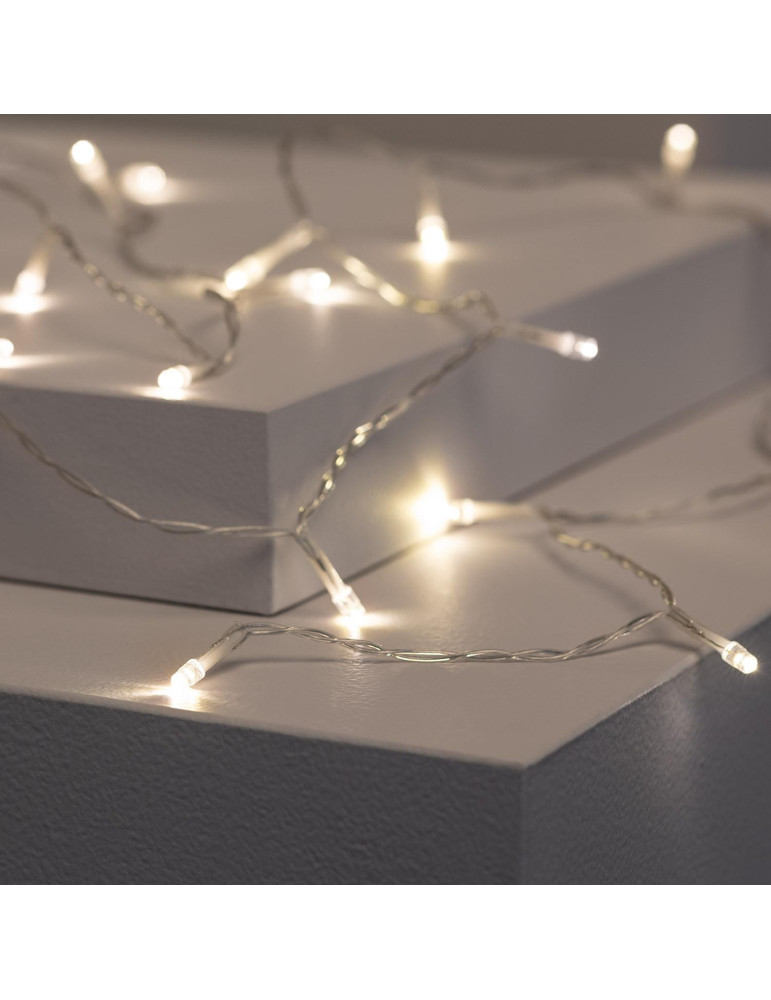 Guirlande LED Extérieure Solaire Lilas 5m