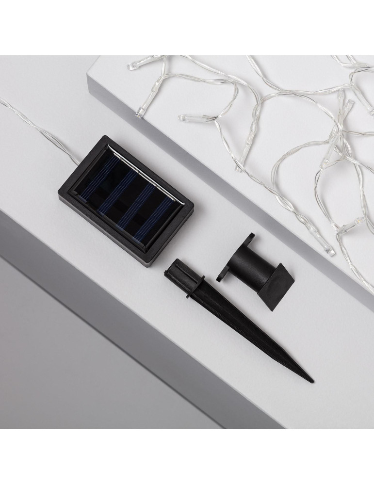 Guirlande LED Extérieure Solaire Lilas 5m