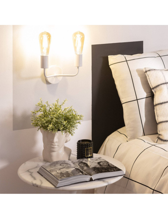 Lampe Murale Métal Jayso 2 Spots