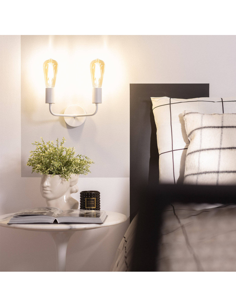 Lampe Murale Métal Jayso 2 Spots