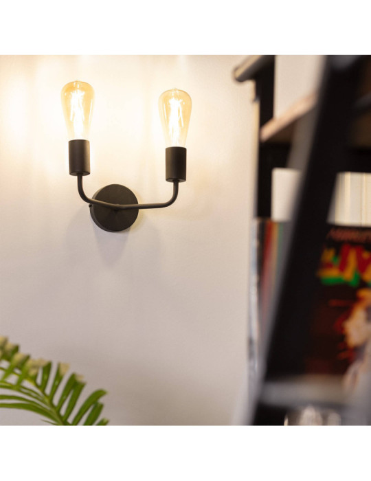 Lampe Murale Métal Jayso 2 Spots