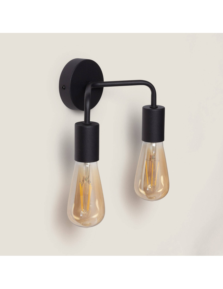 Lampe Murale Métal Jayso 2 Spots