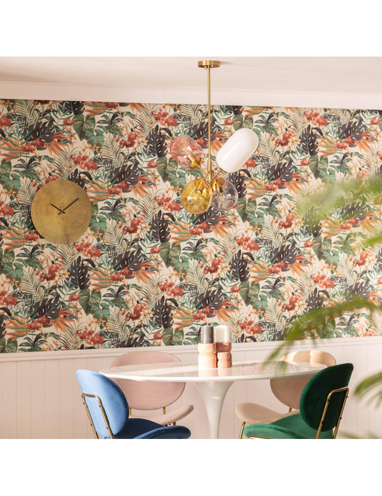 Suspension Métal et Verre Papallona