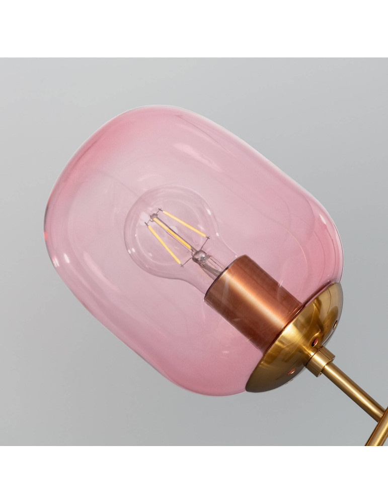 Suspension Métal et Verre Papallona