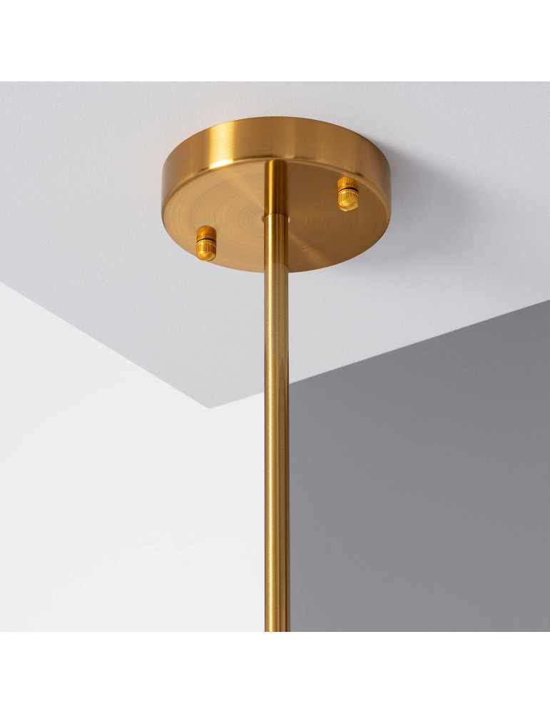 Suspension Métal et Verre Papallona