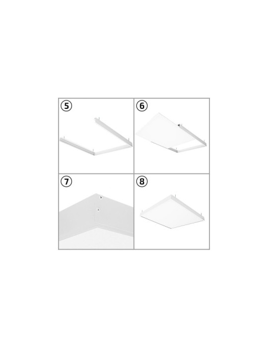 Kit en Saillie pour Panneaux 120x60 cm