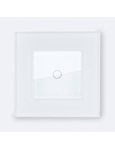 Interrupteur WiFi Tactile Simple avec Cadre Verre Modern