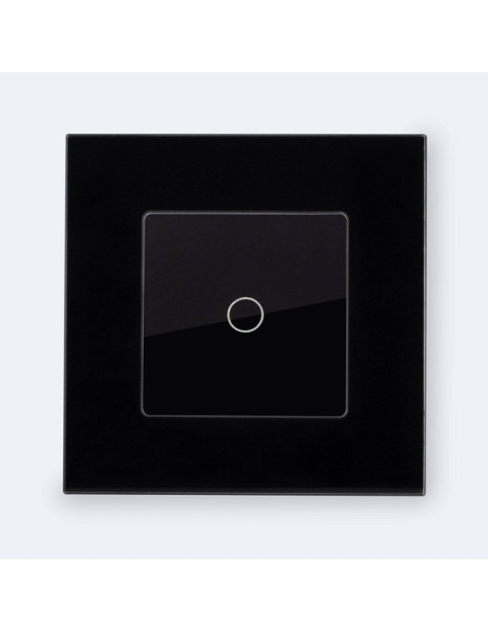 Interrupteur WiFi Tactile Simple avec Cadre Verre Modern Interrupteur WiFi Tactile Simple avec Cadre Verre Modern