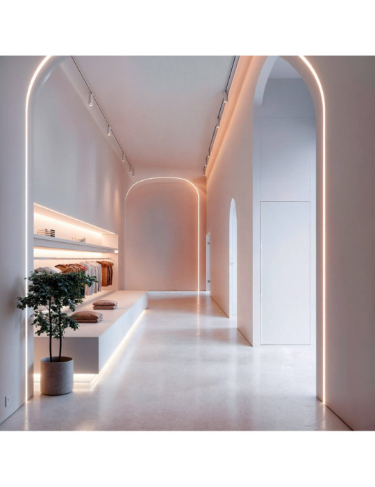 Tube Silicone LED Flex Encastré pour Ruban jusqu'à 8 mm BL1616