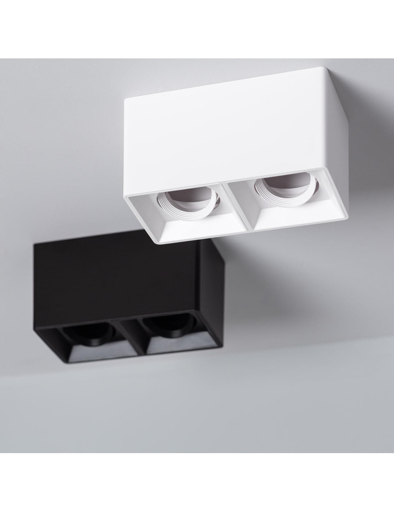 Plafonnier Space Carré Double