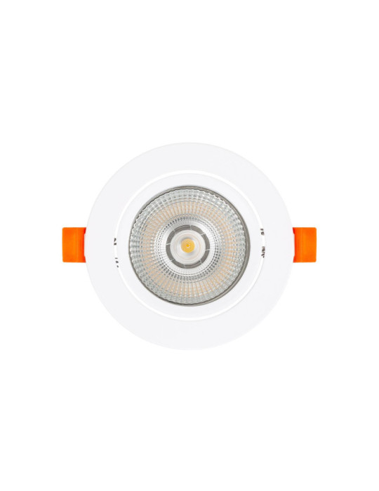 Spot Downlight LED 10W Rond COB CRI90 Slim Coupe Ø 90 mm