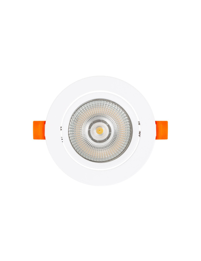 Spot Downlight LED 10W Rond COB CRI90 Slim Coupe Ø 90 mm