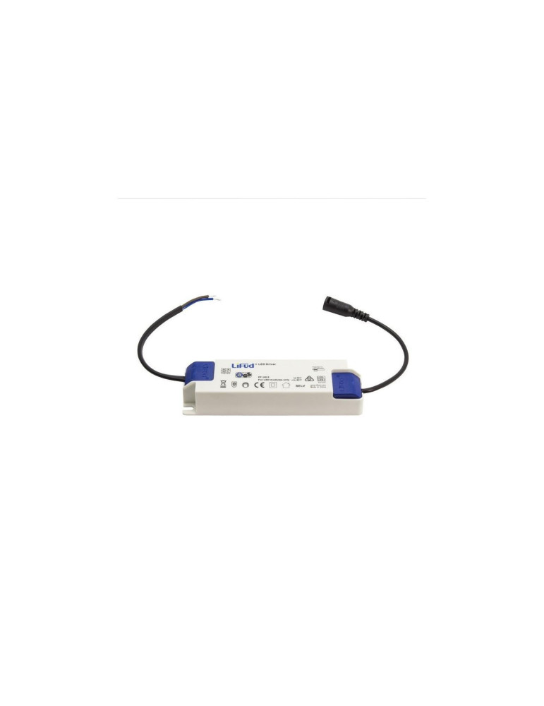 Downlight LED 50W Rond SAMSUNG Aero CCT 130 lm/W Microprismatique LIFUD Coupe Ø 200 mm Noir