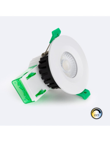 Spot Downlight Ignifuge LED 5-8W Rond Dimmable IP65 Coupe Ø 70 mm