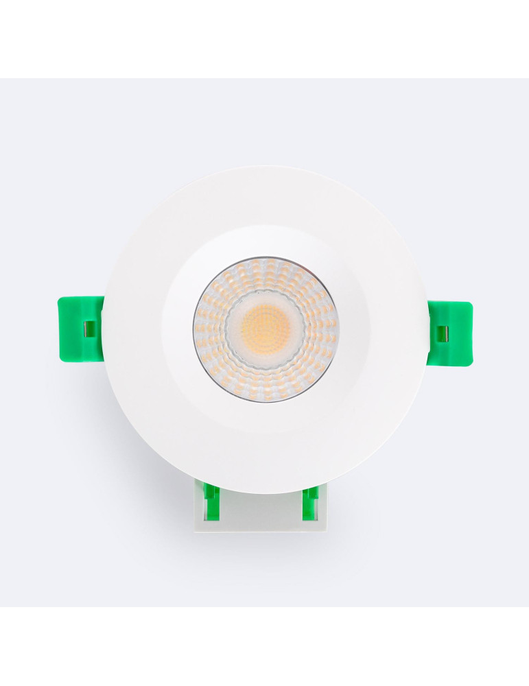 Spot Downlight Ignifuge LED 5-8W Rond Dimmable IP65 Coupe Ø 70 mm