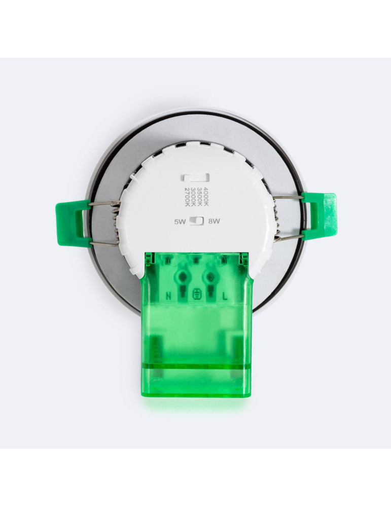 Spot Downlight Ignifuge LED 5-8W Rond Dimmable IP65 Coupe Ø 70 mm