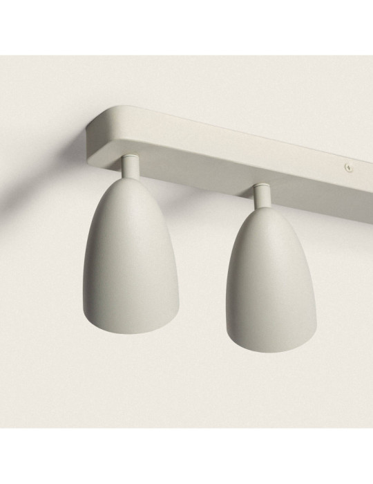 Applique Aluminium Rectangulaire Adrien 4 Spots