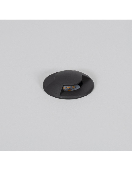 Balise Extérieure LED Encastrable Sol 2L 24V DC Loto Noire