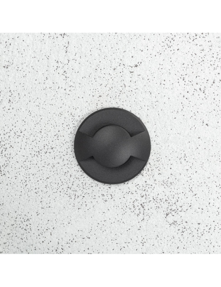 Balise Extérieure LED Encastrable Sol 2L 24V DC Loto Noire