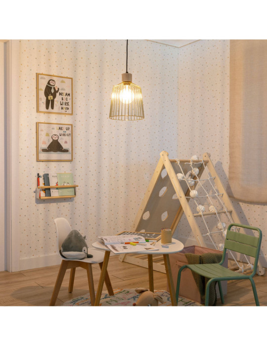 Suspension Bois et Métal Hitra