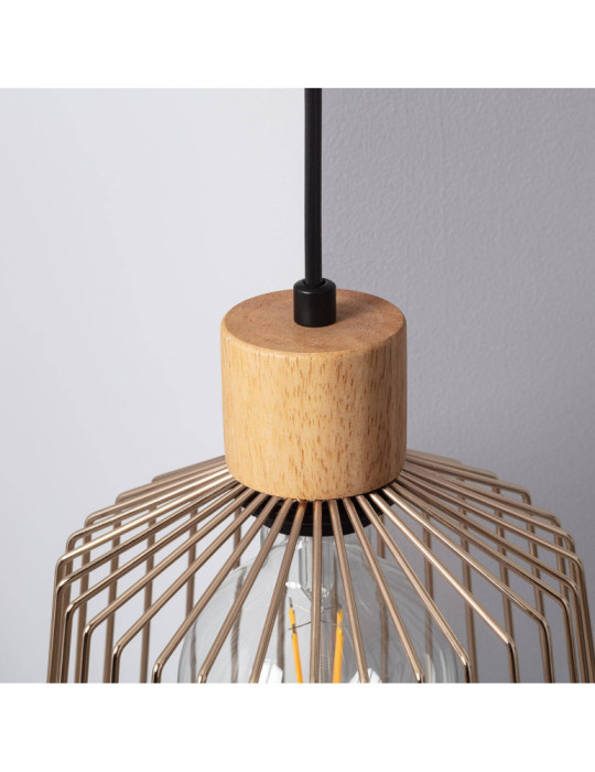 Suspension Bois et Métal Hitra