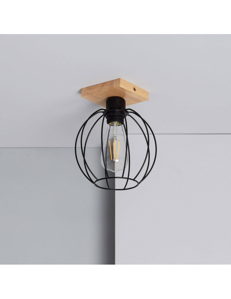 Plafonnier Bois et Métal Topka Plafonnier Bois et Métal Topka