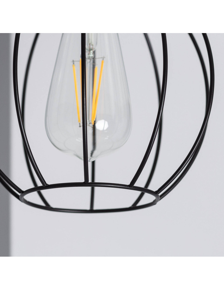 Plafonnier Bois et Métal Topka