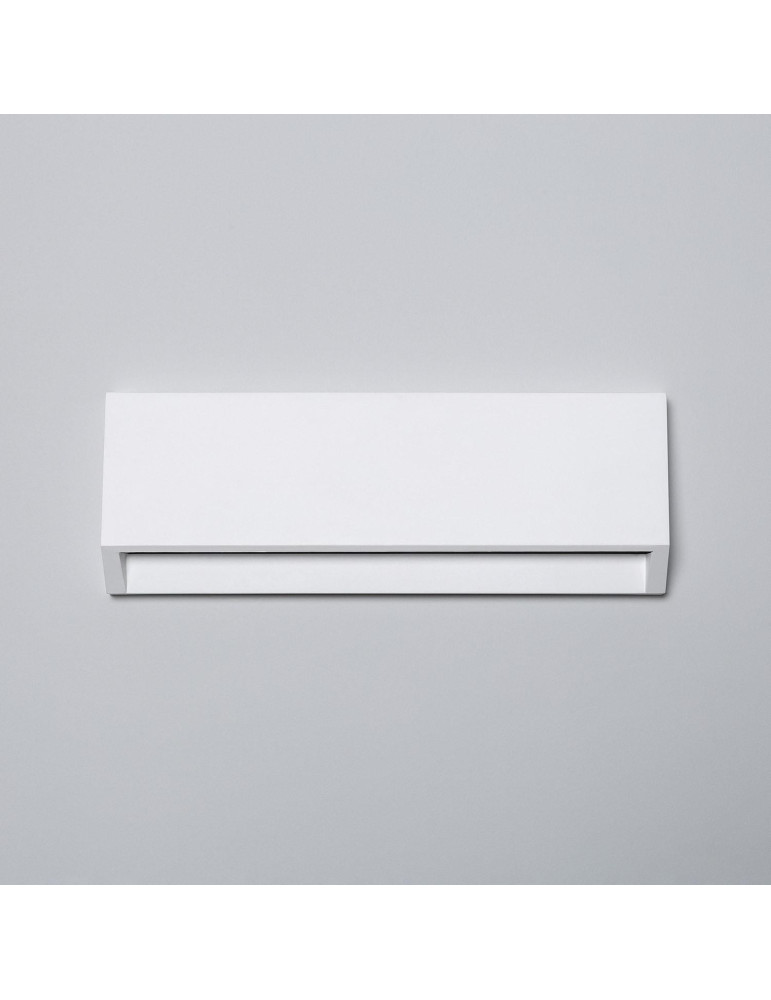 Balise LED Extérieure 3W En Saillie au Mur Rectangulaire Tunez Blanche