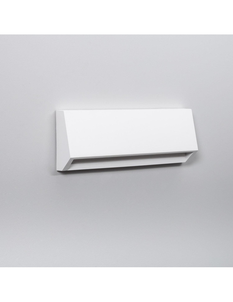 Balise LED Extérieure 3W En Saillie au Mur Rectangulaire Tunez Blanche